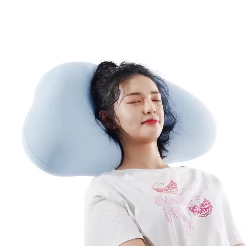 Almohadas ergonómicas de la ayuda cervical de la forma de la nube de la espuma de la memoria de la almohada del cuello